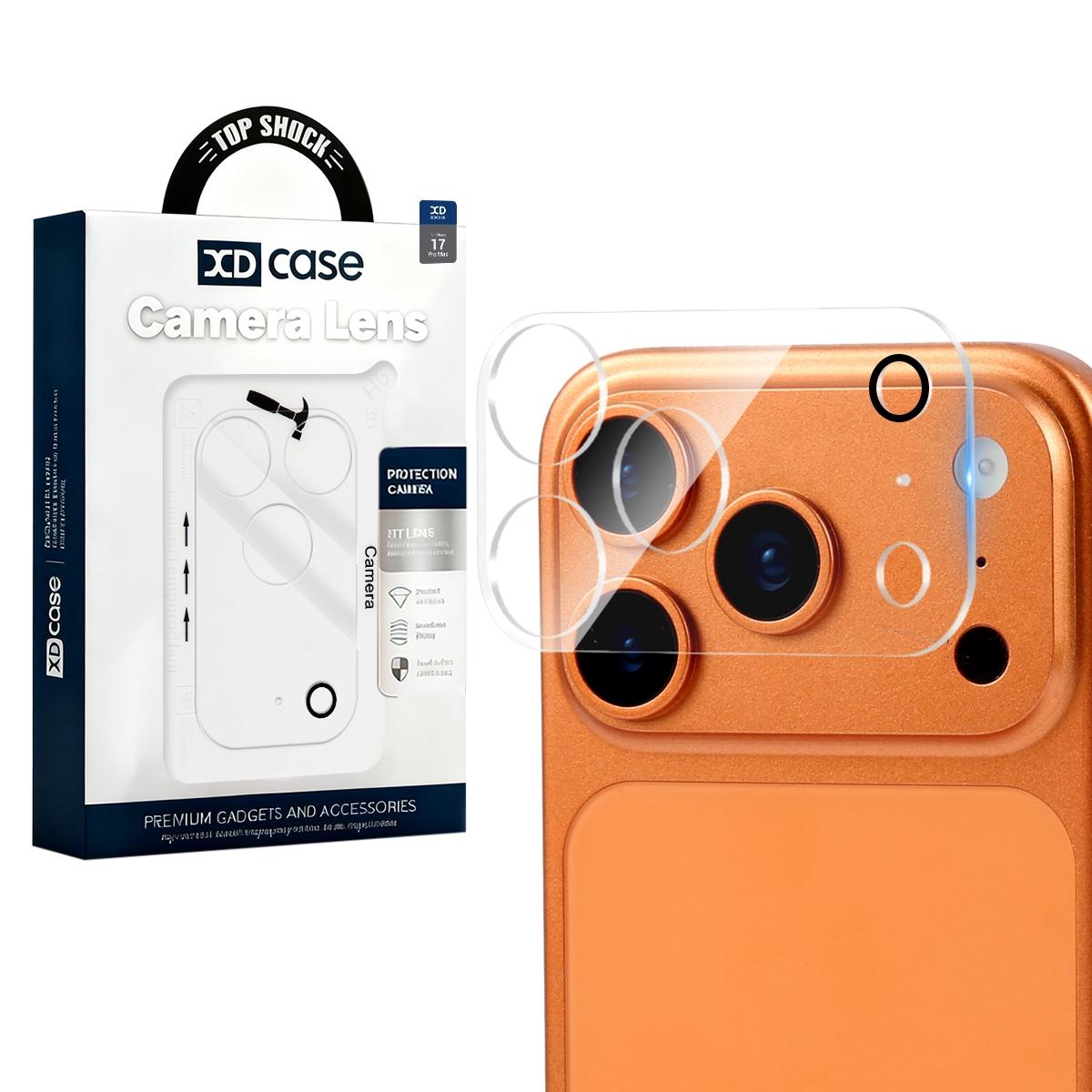 For iPhone 17 Pro Max XDcase Transparent Integrated Tempered Glass Camera Film - Shopkiz.com
