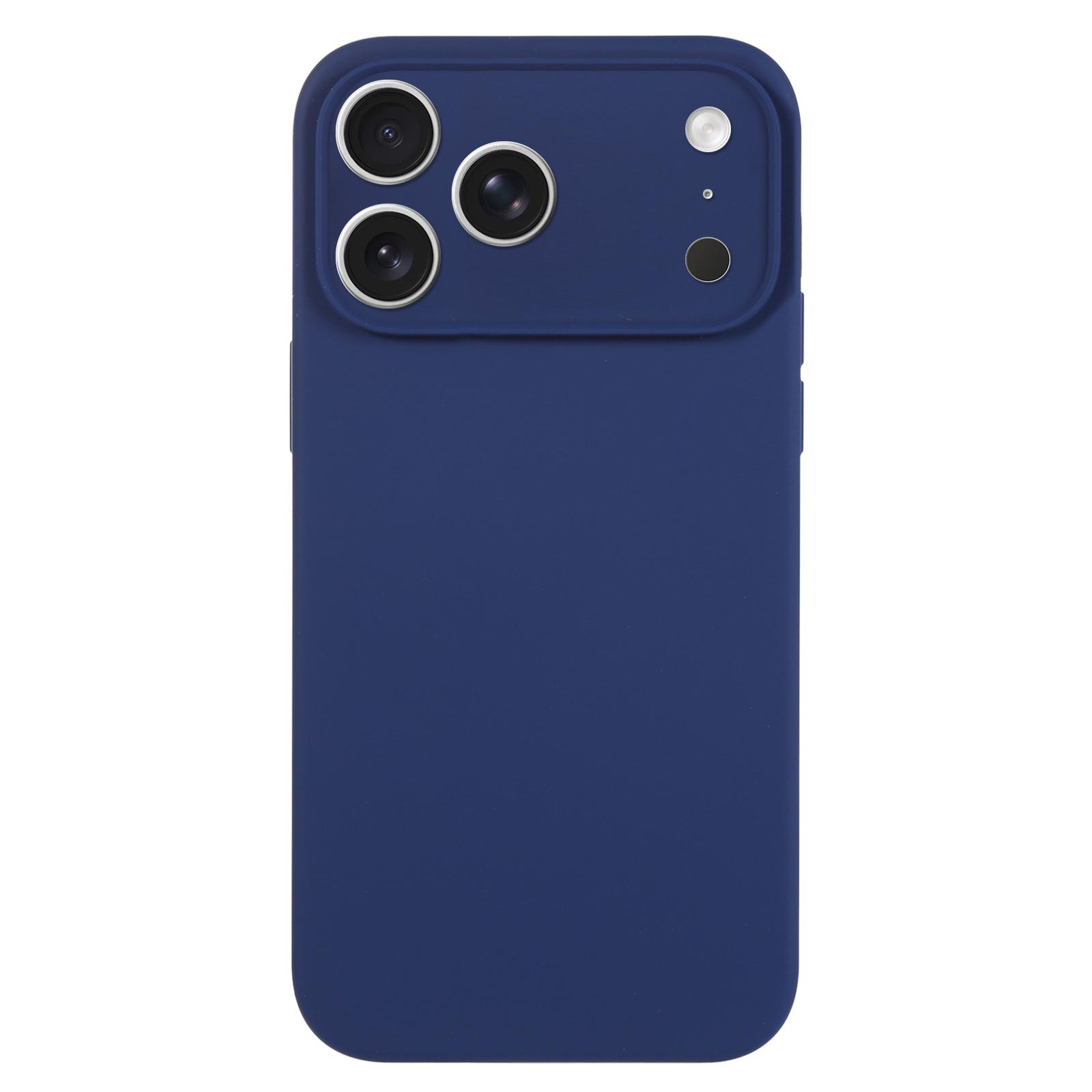 For iPhone 17 Pro Pure Color Liquid Silicone Fine Pore Phone Case(Royal Blue) - Shopkiz.com