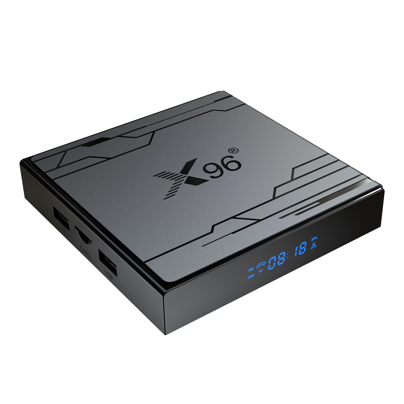 X96 NEX 4K Android 14 Smart TV Box with Remote Control, 4GB+32GB, Amlogic S905Y5 Quad Core(US Plug) - Shopkiz.com
