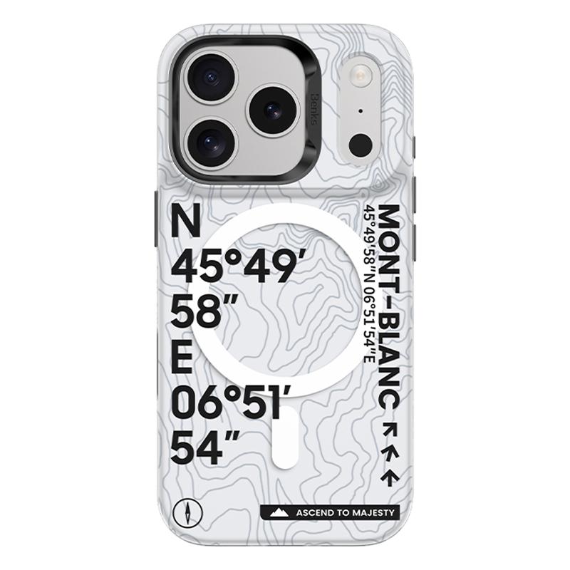 For iPhone 17 Pro Benks Light Color D1 Series MagSafe Magnetic Phone Case(Mont Blanc) - Shopkiz.com