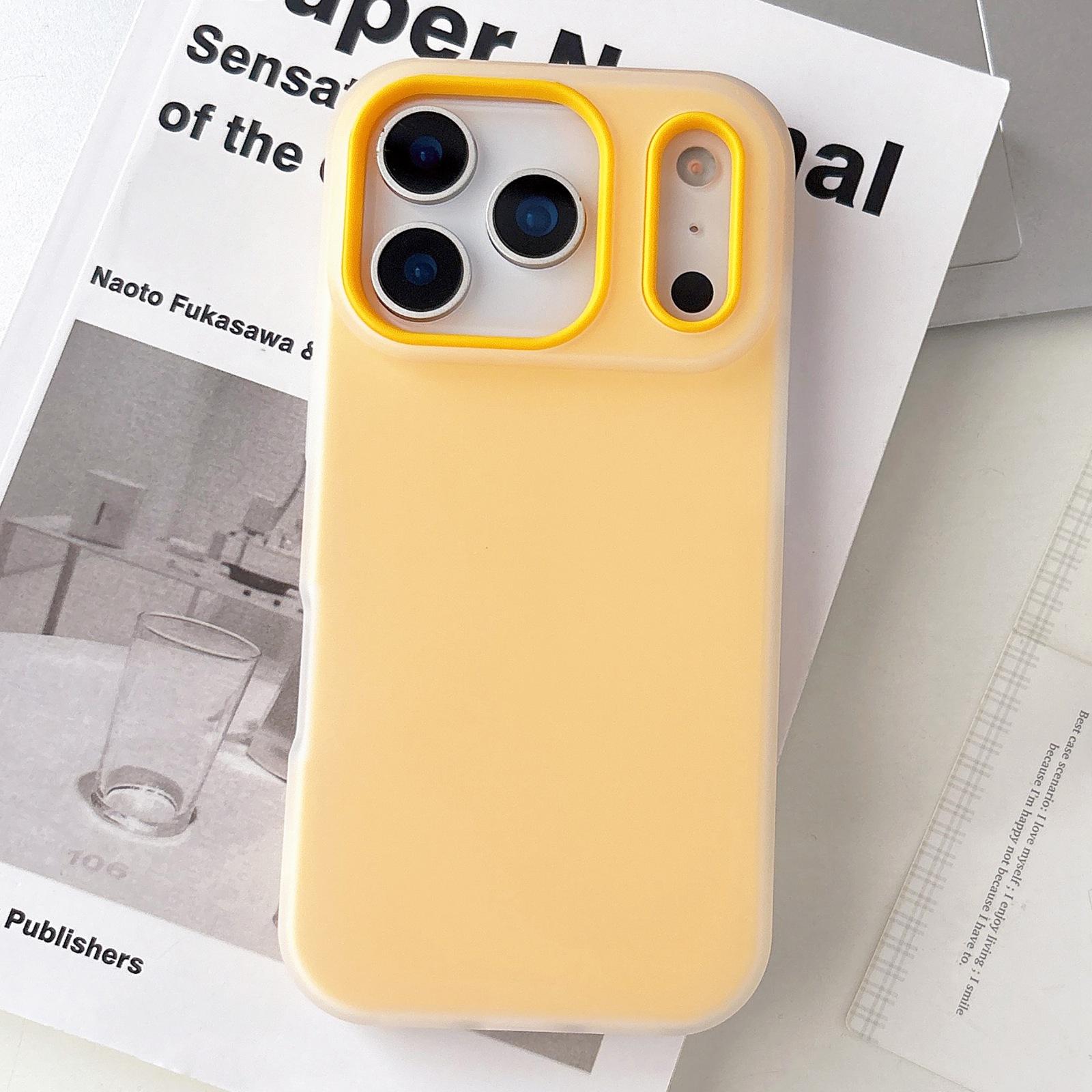 For iPhone 17 Pro Jelly Color Matte Feel PC Hybrid TPU Phone Case(Orange) - Shopkiz.com
