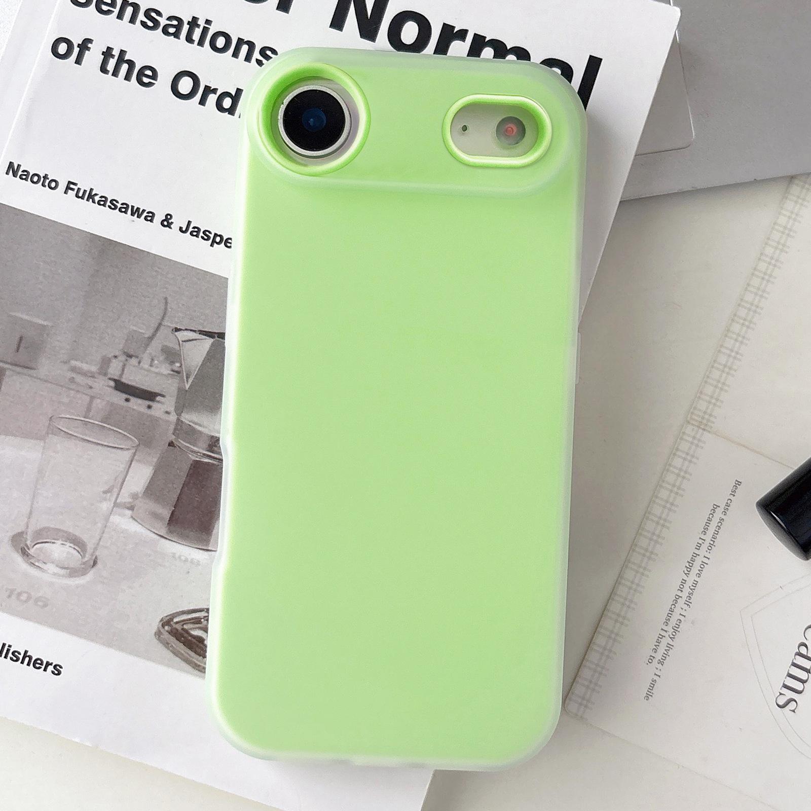 For iPhone Air Jelly Color Matte Feel PC Hybrid TPU Phone Case(Green) - Shopkiz.com