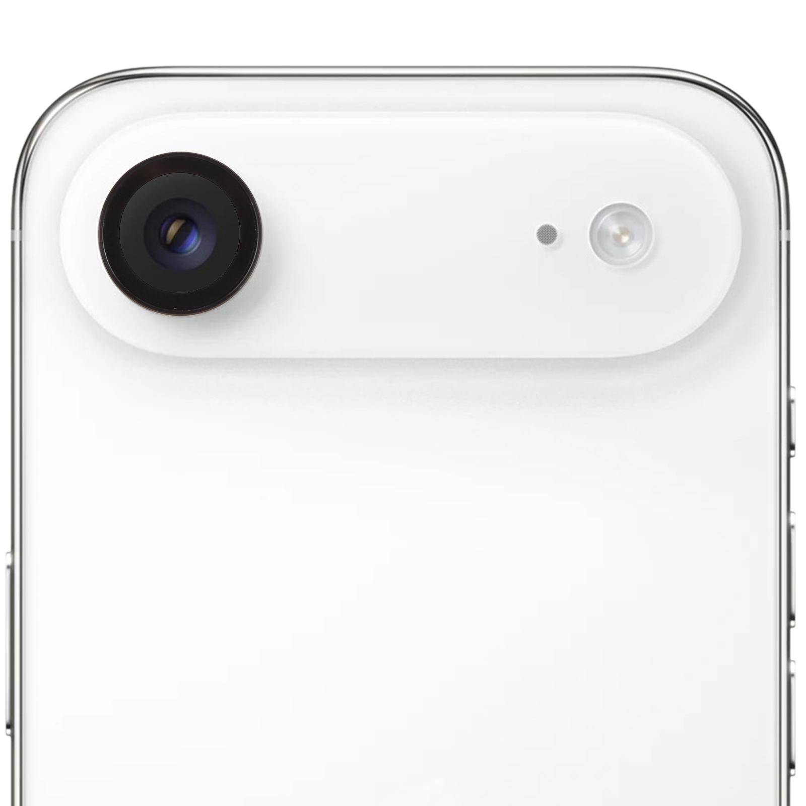For iPhone Air Metal Tempered Glass Back Camera Film(Black) - Shopkiz.com