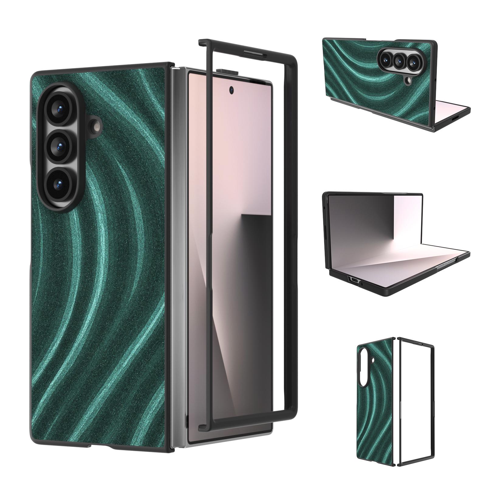 For Galaxy Z Fold8 Ultra 5G Galactic Pattern Protective Phone Case(Green) - Shopkiz.com