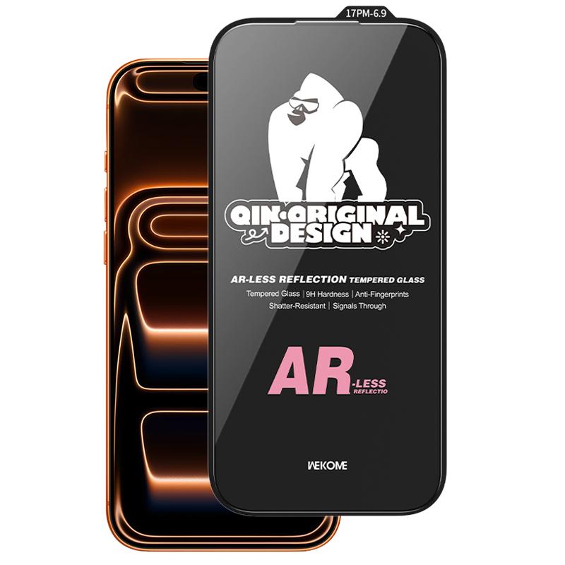 For iPhone 17 Pro Max WK WTP-128 Qin Series 9D Curved AR HD Tempered Glass Film - Shopkiz.com