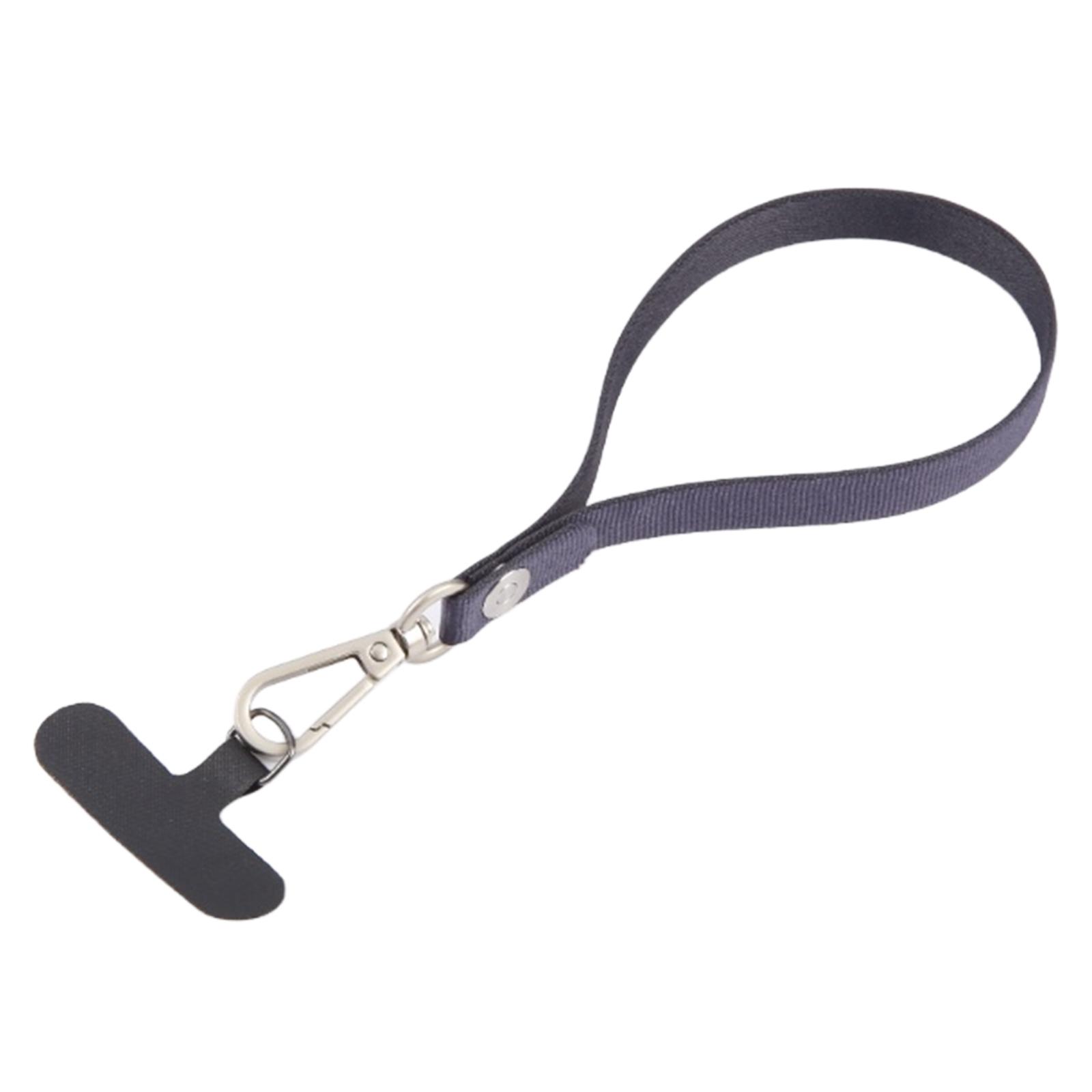 Braided Wrist Short Strap Quick Release Press Button Mobile Phone Anti-lost Lanyard(Dark Blue) - Shopkiz.com