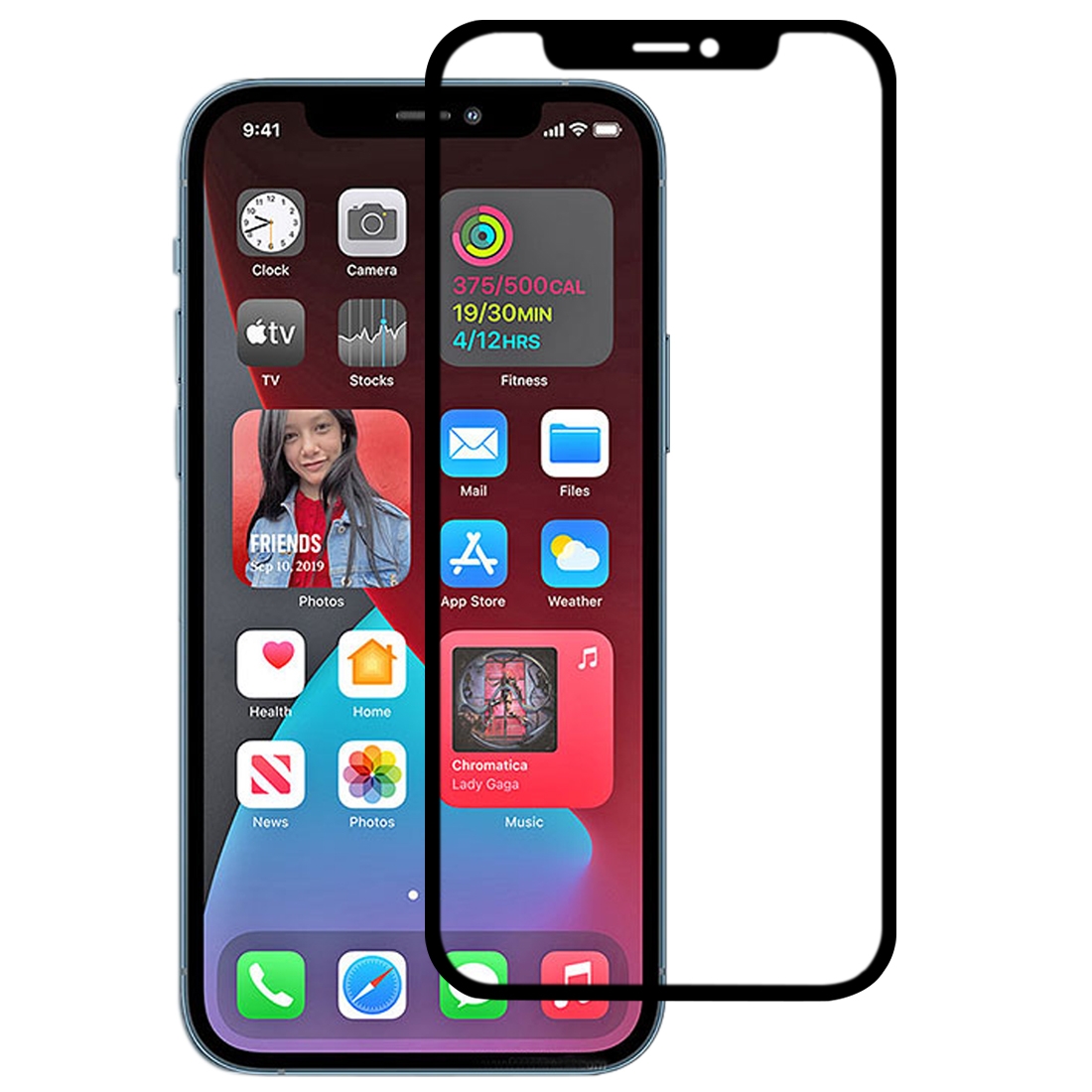 For iPhone 12 Pro Max Full Glue Full Screen Tempered Glass Film - Shopkiz.com