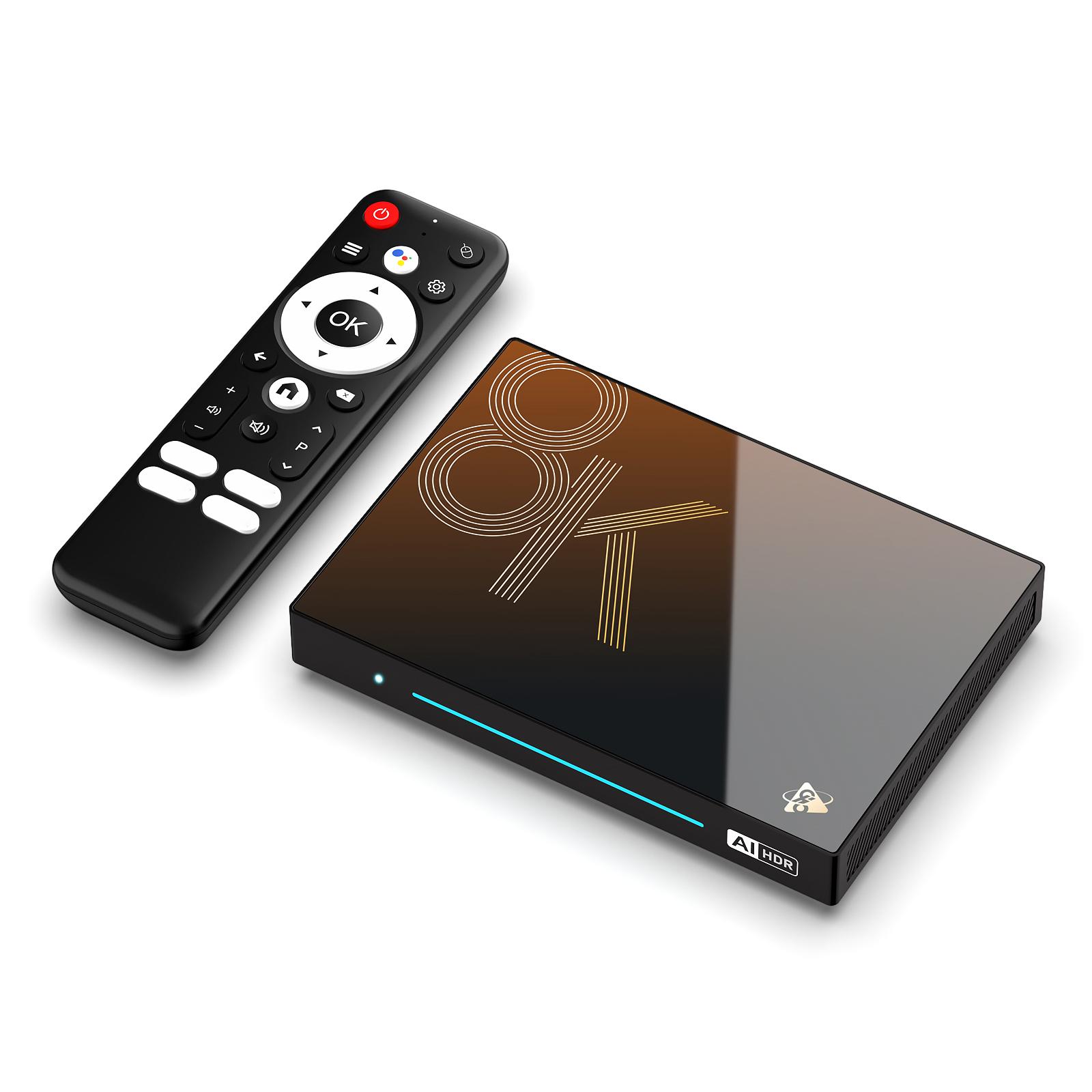 H96Max M9s Android 14 Smart TV Box with Remote Control, 4GB+32GB, RK3576 Octa Core(AU Plug) - Shopkiz.com