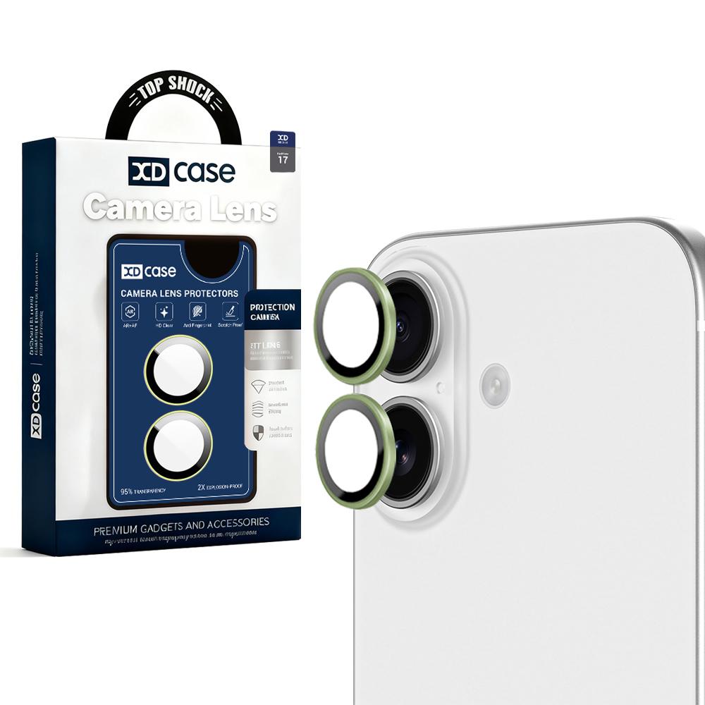 For iPhone 17 XDcase AF + AR Hawkeye Camera Lens Protector with Alignment Tool(Light Green) - Shopkiz.com