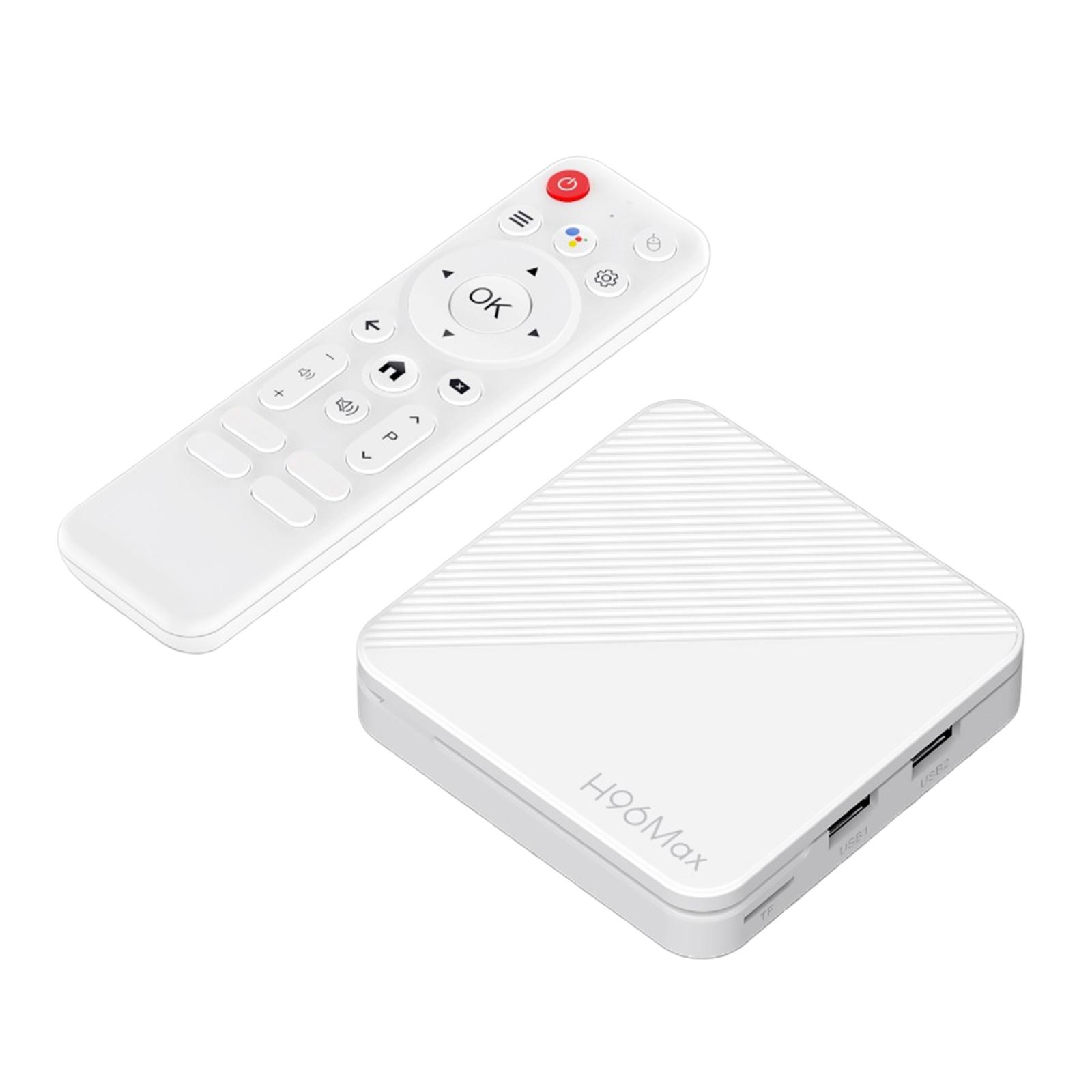 H96 Max H313 Android 14 Smart TV Set Top Box with Remote Control, 2GB+16GB, ARM Cortex-A53 Quad Core(US Plug) - Shopkiz.com
