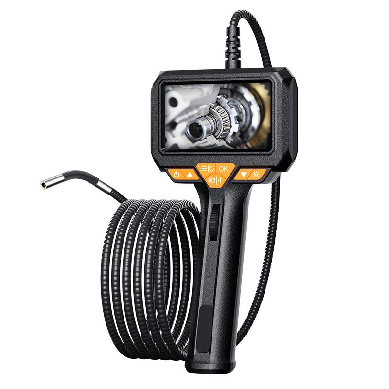 P330 4.3 inch HD Screen 360 Degrees Rotating Industrial Endoscope, Model:Single Lens 8mm / 1m Snake Tube - Shopkiz.com