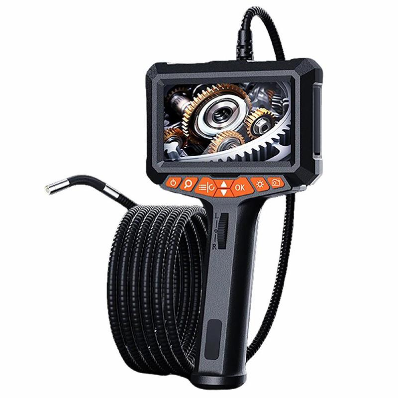 P370 5.0 inch IPS Screen 360 Degrees Rotating Industrial Endoscope, Model:Single Lens 6mm / 1.5m Snake Tube - Shopkiz.com