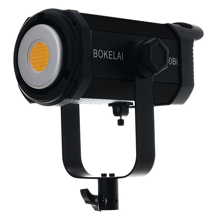 BOKELAI BK-300Bi 300W 2700K-6500K Dual Color Temperature LED Video Fill Light with Remote Control, UK Plug(Black) - Shopkiz.com
