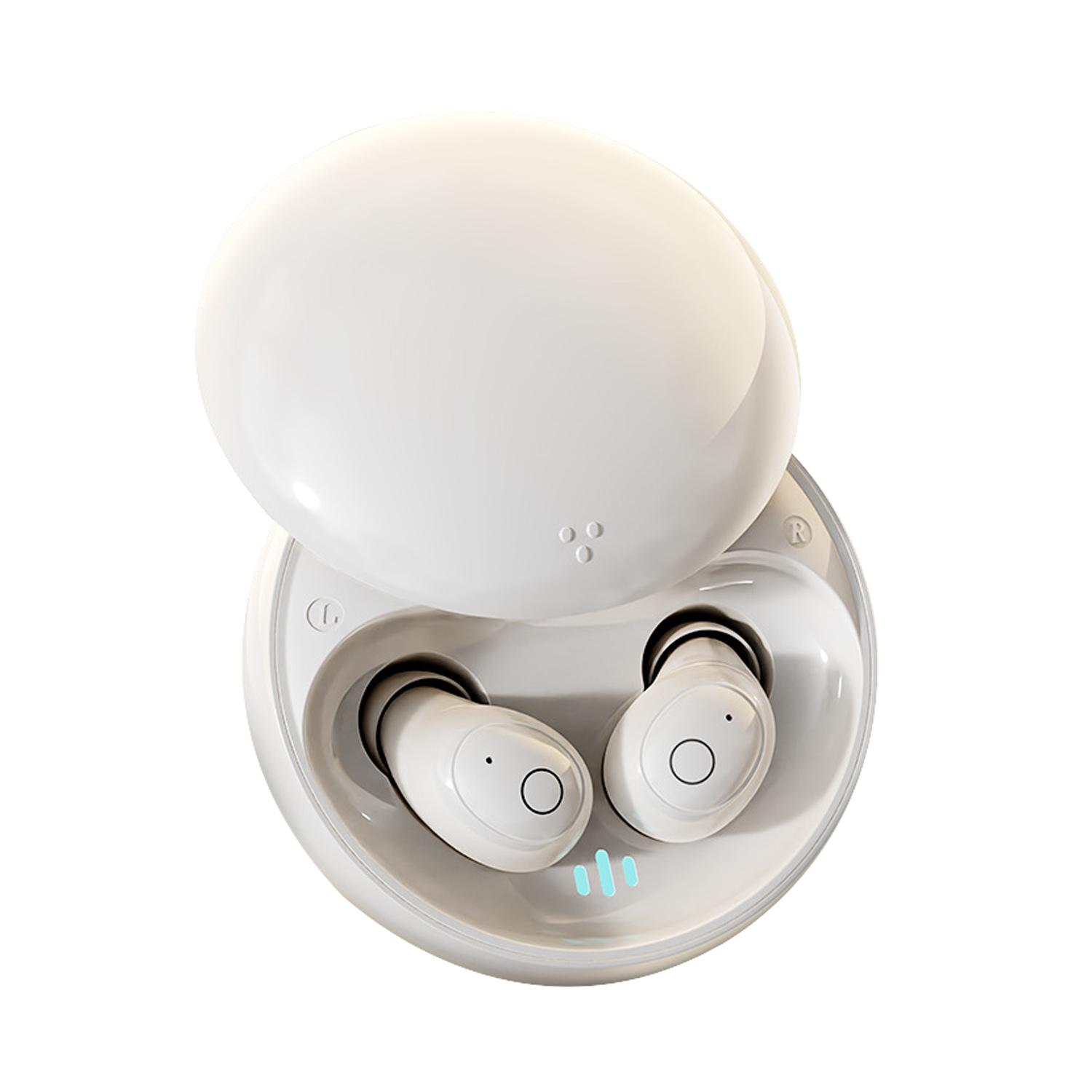 T26 True Wireless Sleep Noise Reduction In-Ear Bluetooth Earphones(White) - Shopkiz.com