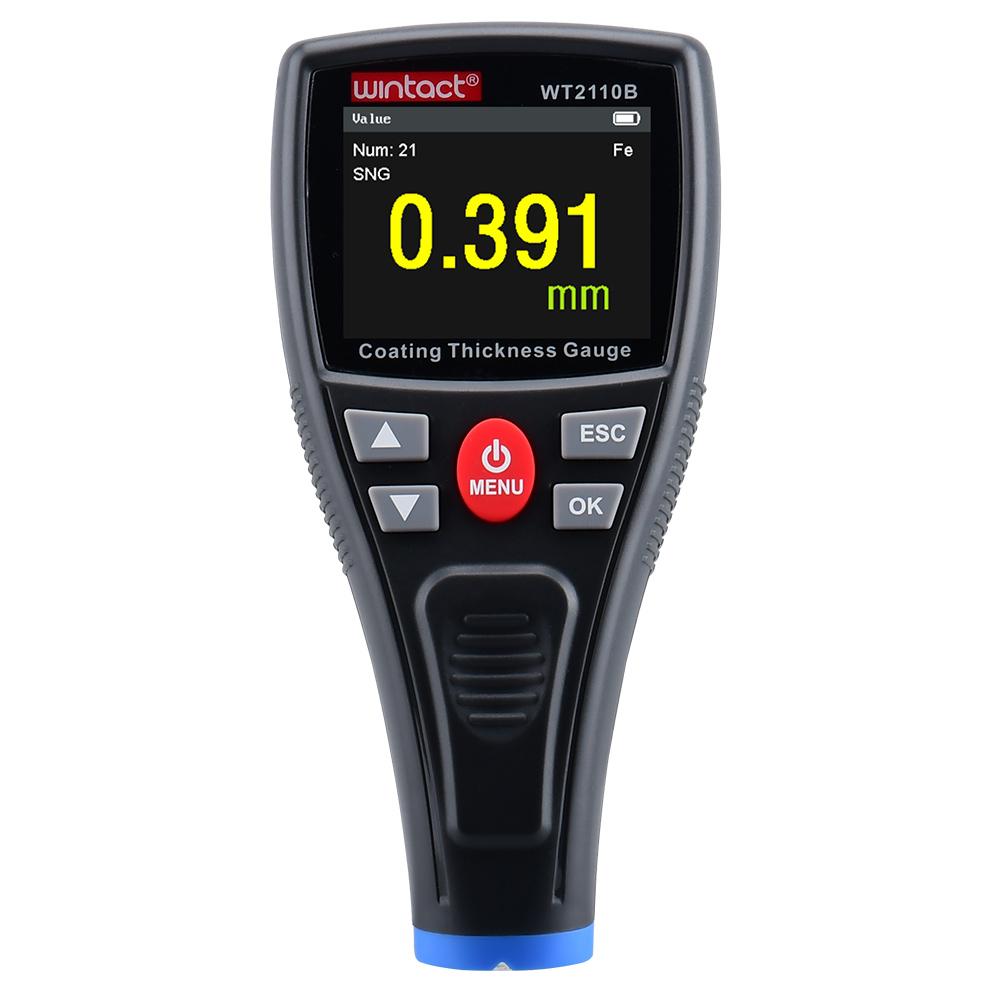 Wintact WT2110B Color Screen Display Coating Thickness Gauge(Black) - Shopkiz.com