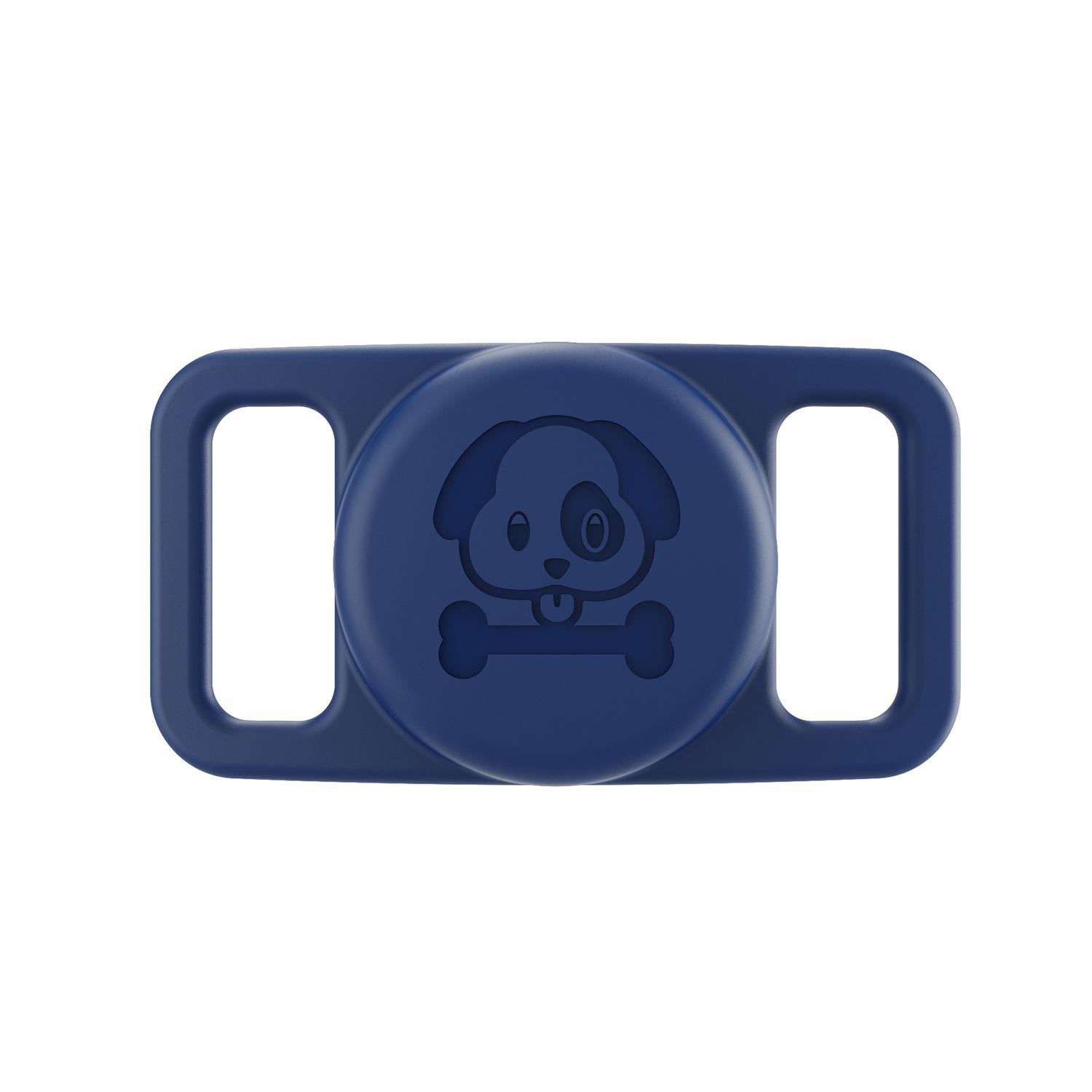 For AirTag 2nd Gen / 1st Gen XDcase Pet Collar Design Waterproof Silicone Protective Case(Blue) - Shopkiz.com