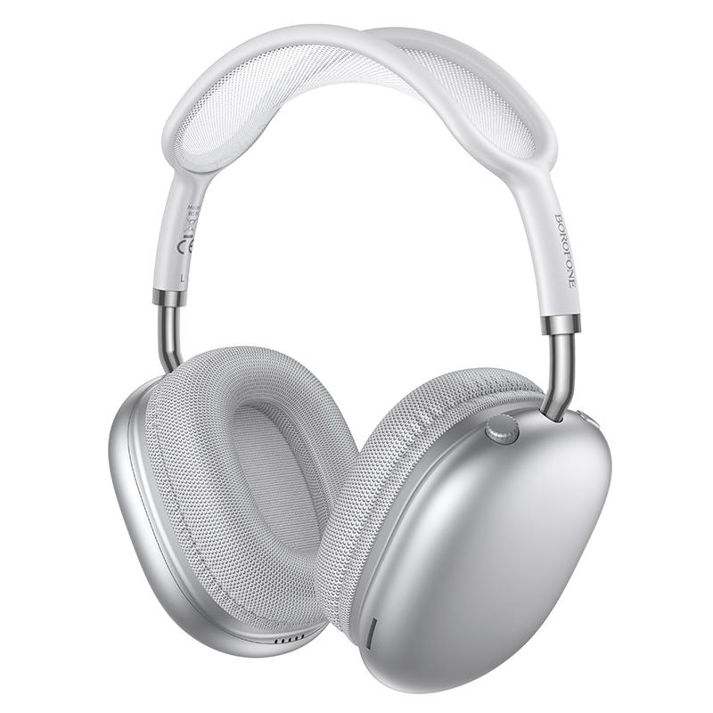 Borofone BO36 Tone BT6.0 Headphones(Silver) - Shopkiz.com