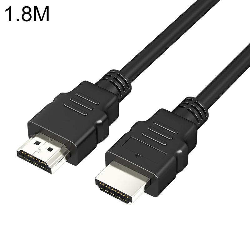 HDMI 2.0 4K TV Computer Video Monitors HD Connection Cable, Length:1.8m(Black) - Shopkiz.com