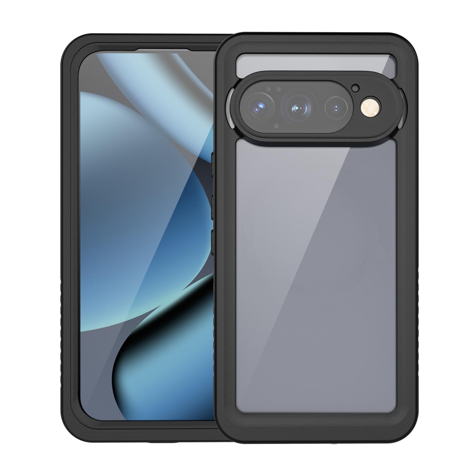 For Google Pixel 11 Pro RedPepper Shockproof IP68 Waterproof PC Hybrid TPU Phone Case(Black) - Shopkiz.com