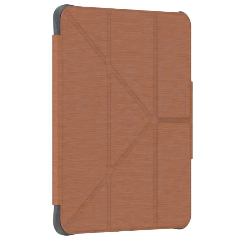 For iPad Air 11 2026 / 2025 / 2024 Mutural WenLan Series Y-shaped Multi-fold Vegan Leather Tablet Case(Brown) - Shopkiz.com