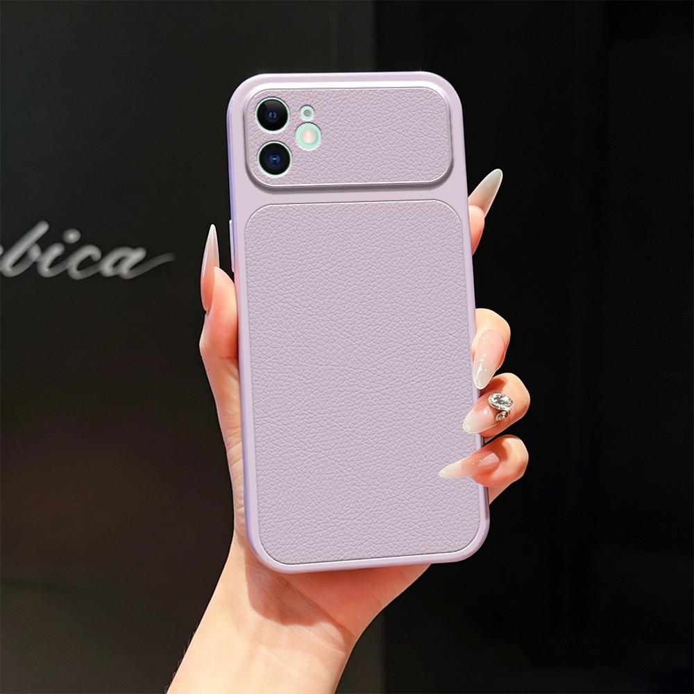 For iPhone 11 Lambskin Series Skin Feel Shockproof Phone Case(Purple) - Shopkiz.com