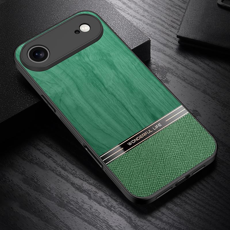 For iPhone Air Bionic Tree Texture Full Coverage Phone Case(Green) - Shopkiz.com