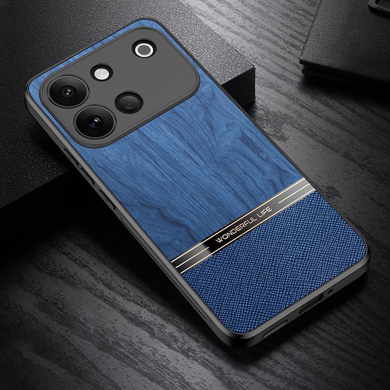 For vivo S60 5G Bionic Tree Texture Full Coverage Phone Case(Blue) - Shopkiz.com