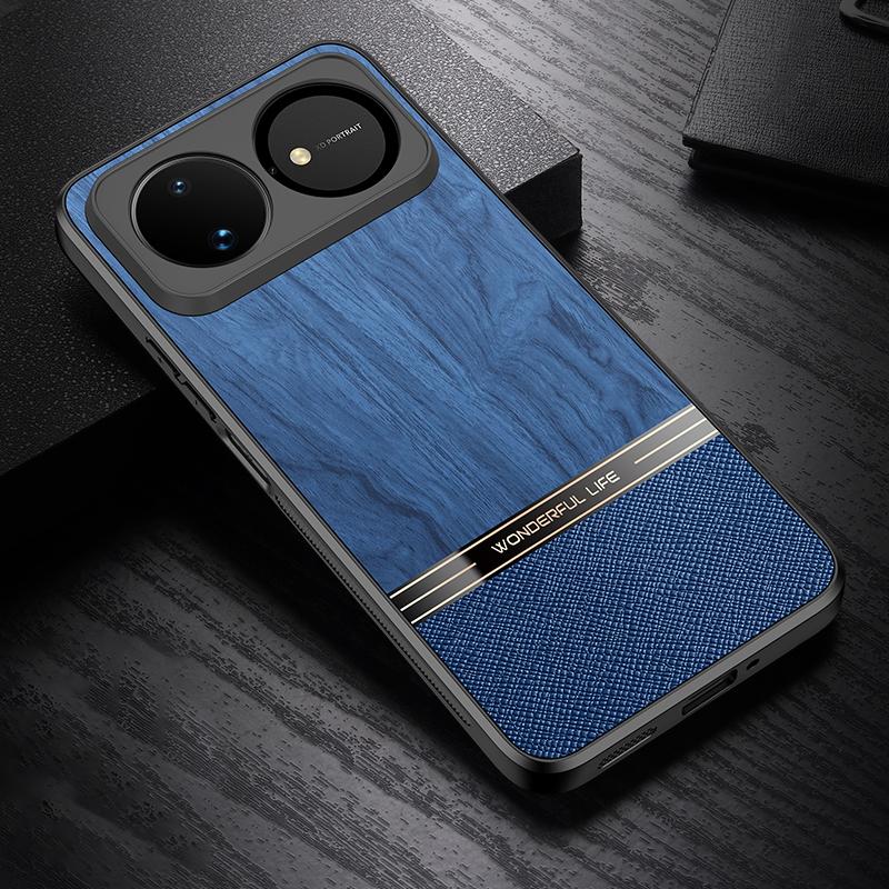For Huawei nova 16 Bionic Tree Texture Full Coverage Phone Case(Blue) - Shopkiz.com