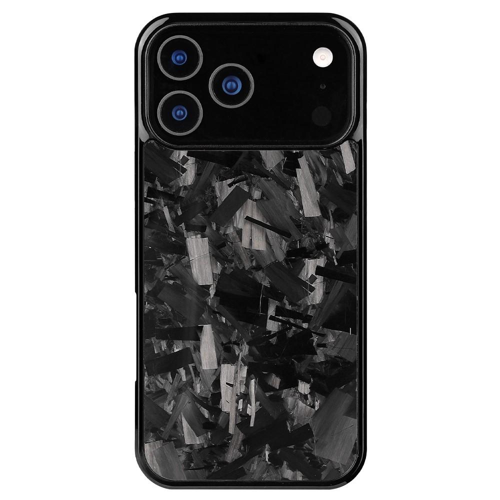 For iPhone 17 Pro Max Carbon Fibre PC + TPU Phone Case(Black) - Shopkiz.com