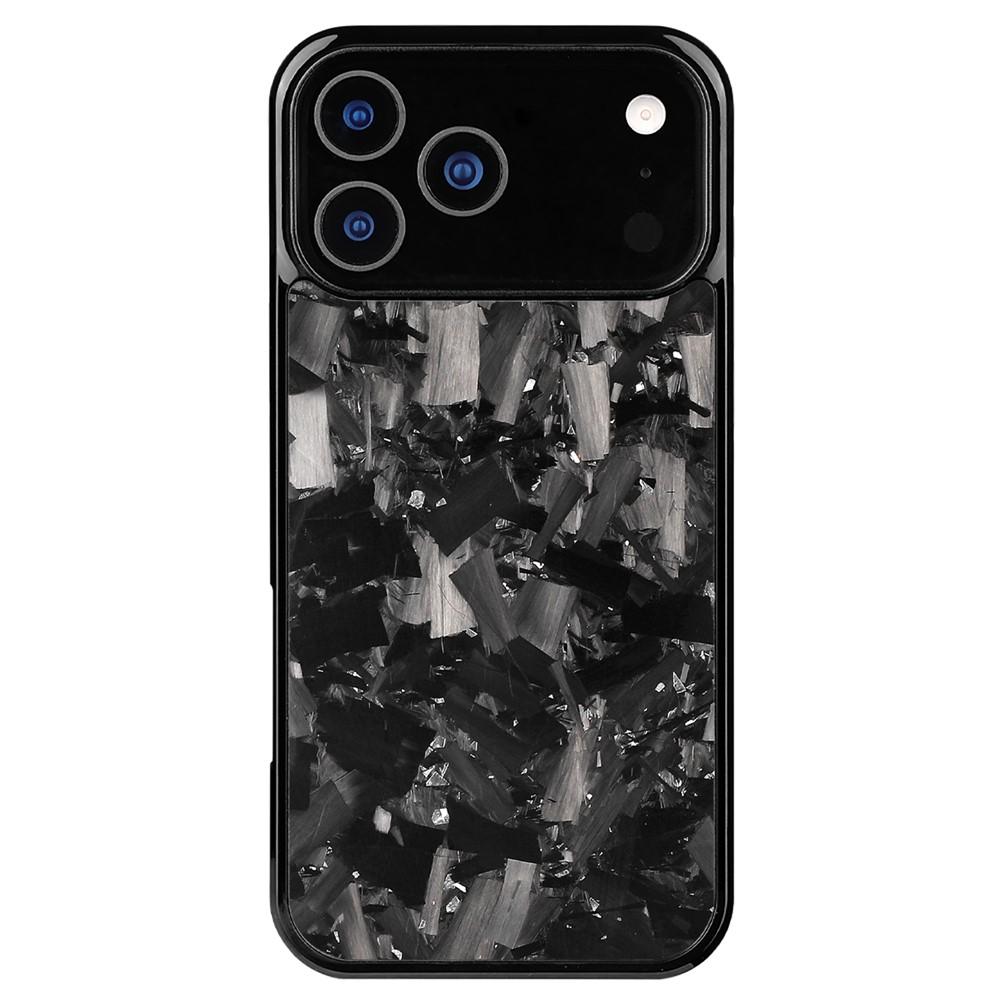For iPhone 17 Pro Max Carbon Fibre PC + TPU Phone Case(Silver) - Shopkiz.com