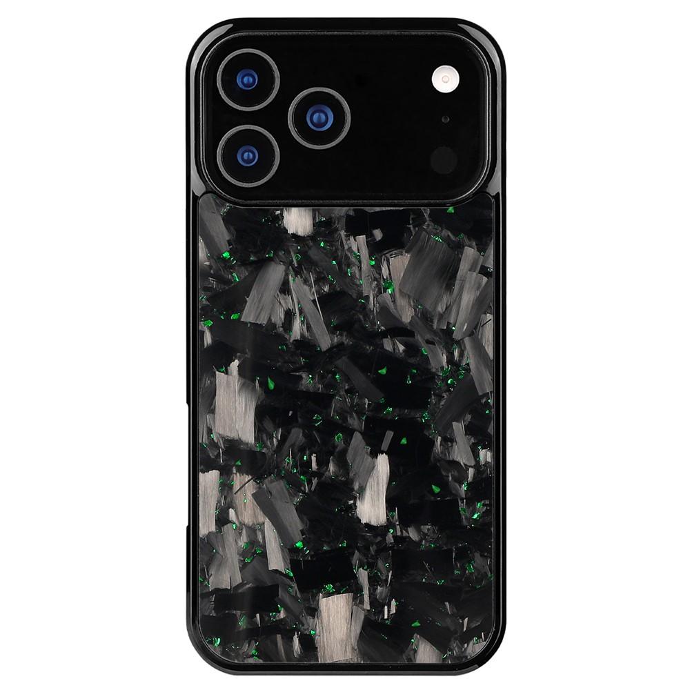 For iPhone 17 Pro Carbon Fibre PC + TPU Phone Case(Green) - Shopkiz.com