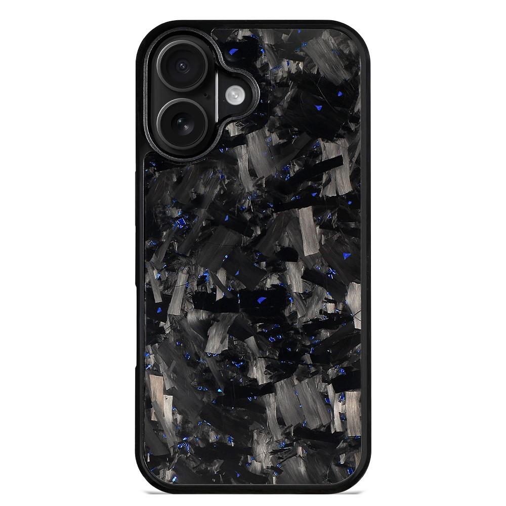 For iPhone 17 Carbon Fibre PC + TPU Phone Case(Blue) - Shopkiz.com