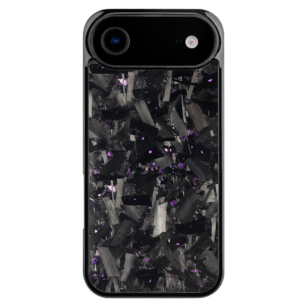 For iPhone Air Carbon Fibre PC + TPU Phone Case(Purple) - Shopkiz.com