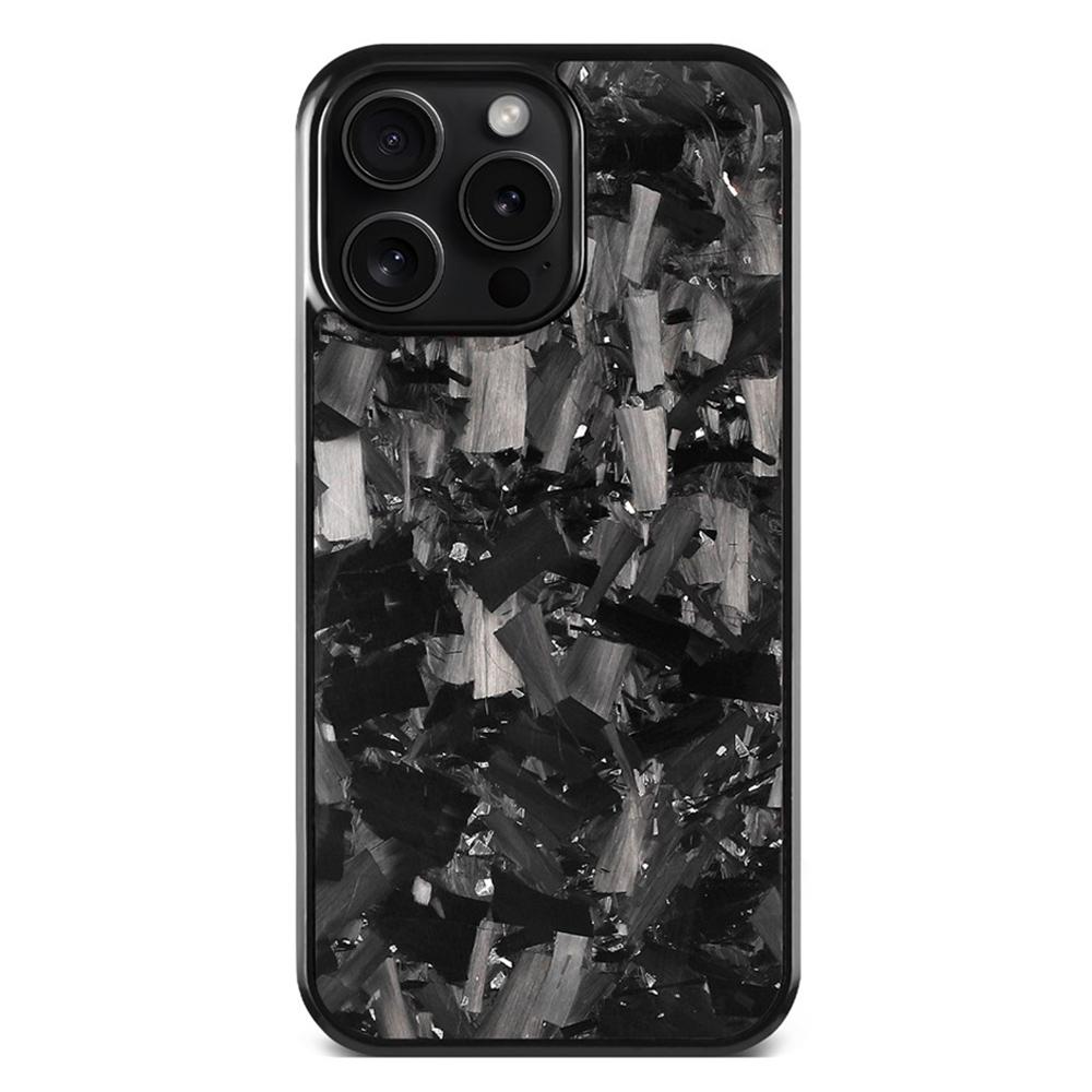 For iPhone 13 Pro Max Carbon Fibre PC + TPU Phone Case(Silver) - Shopkiz.com