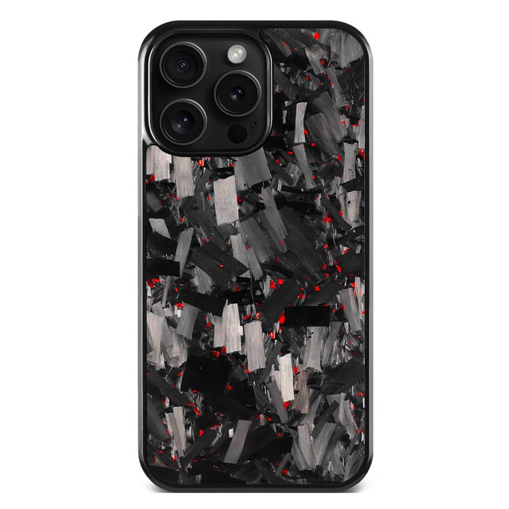 For iPhone 13 Pro Carbon Fibre PC + TPU Phone Case(Red) - Shopkiz.com