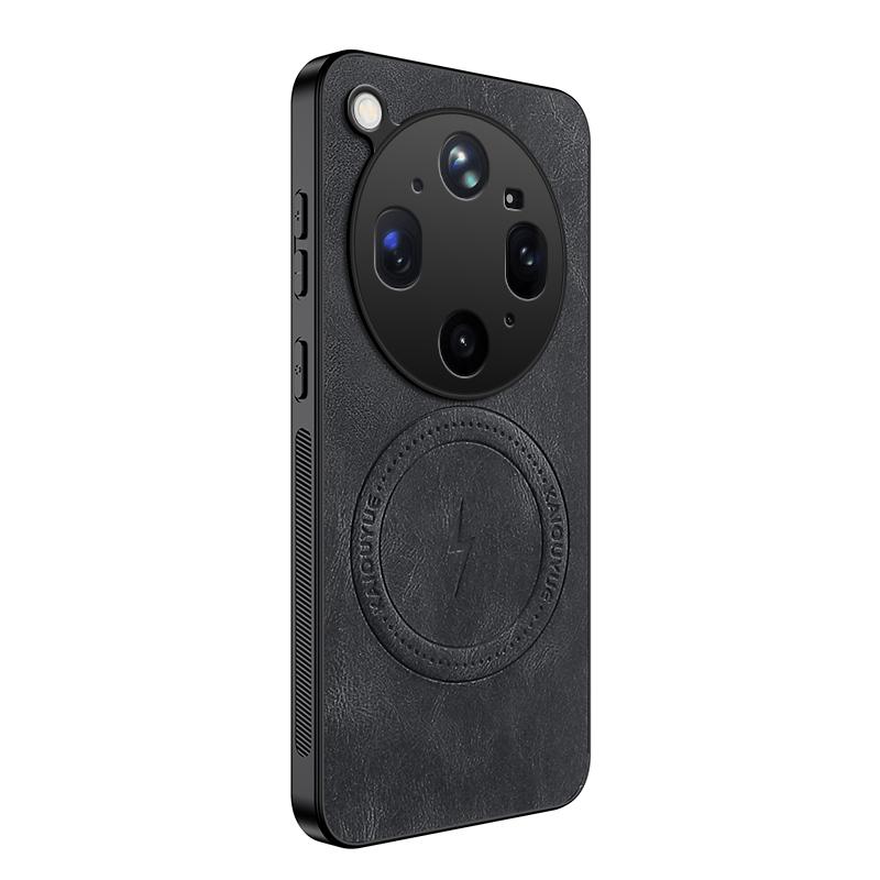 For OPPO Find X9 Ultra WANLONFENG SD Series Nappa Texture Magnetic Phone Case(Black) - Shopkiz.com