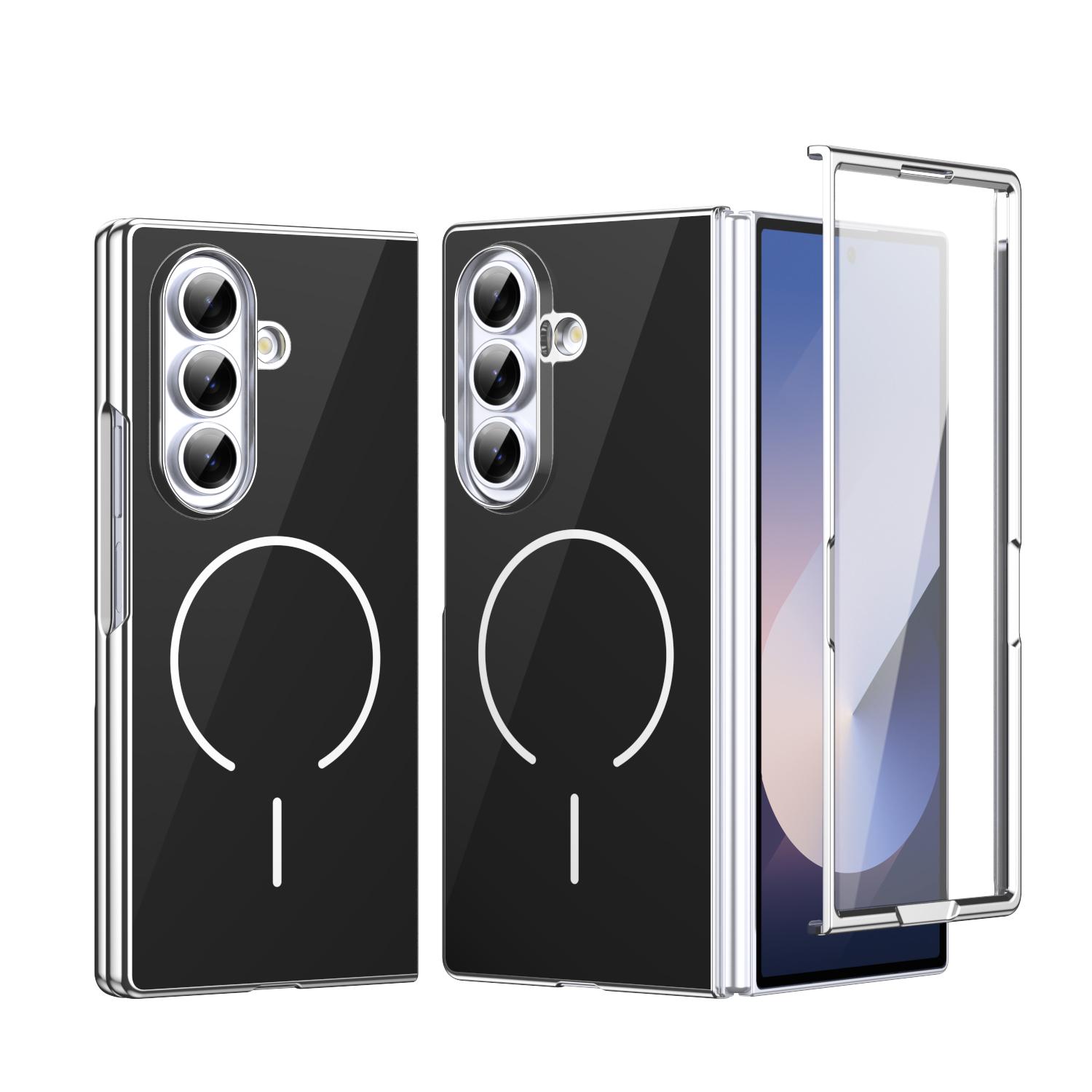 For Galaxy Z Fold8 Ultra 5G Integrated Glass Scratch Resistant Magnetic Phone Case(Black) - Shopkiz.com