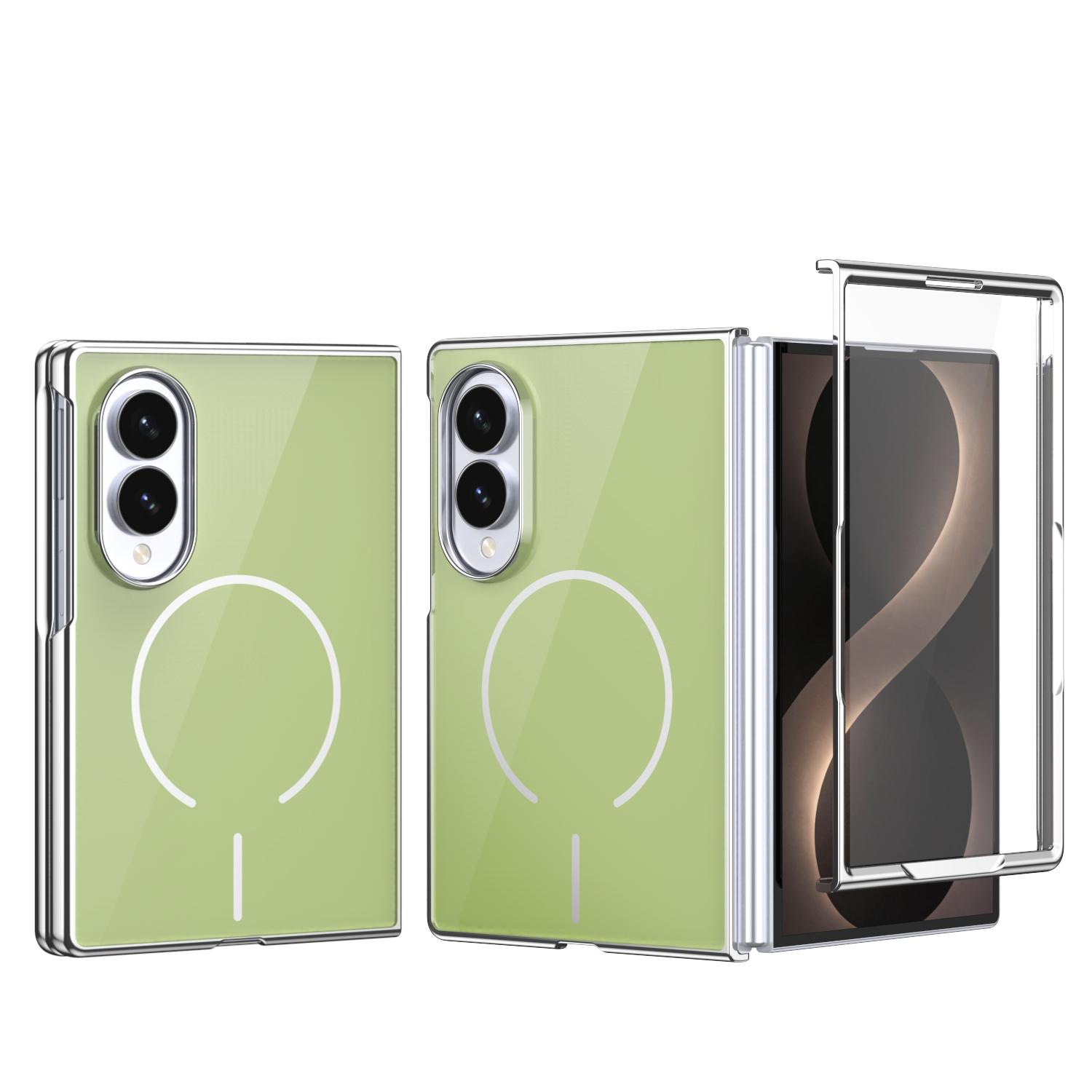 For Galaxy Z Fold8 5G Integrated Glass Scratch Resistant Magnetic Phone Case(Green) - Shopkiz.com
