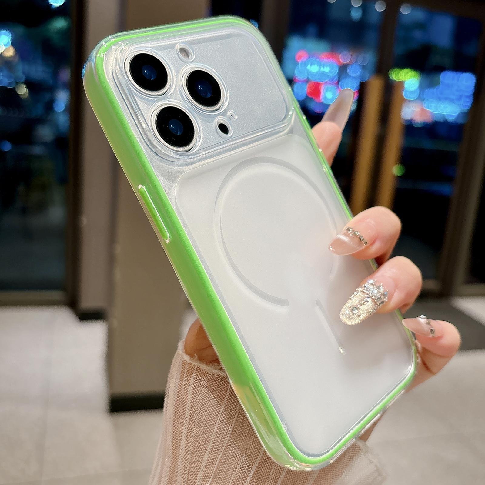 For iPhone 14 Pro Skin Feel Matte 2 in 1 Shockproof Phone Case(Green) - Shopkiz.com