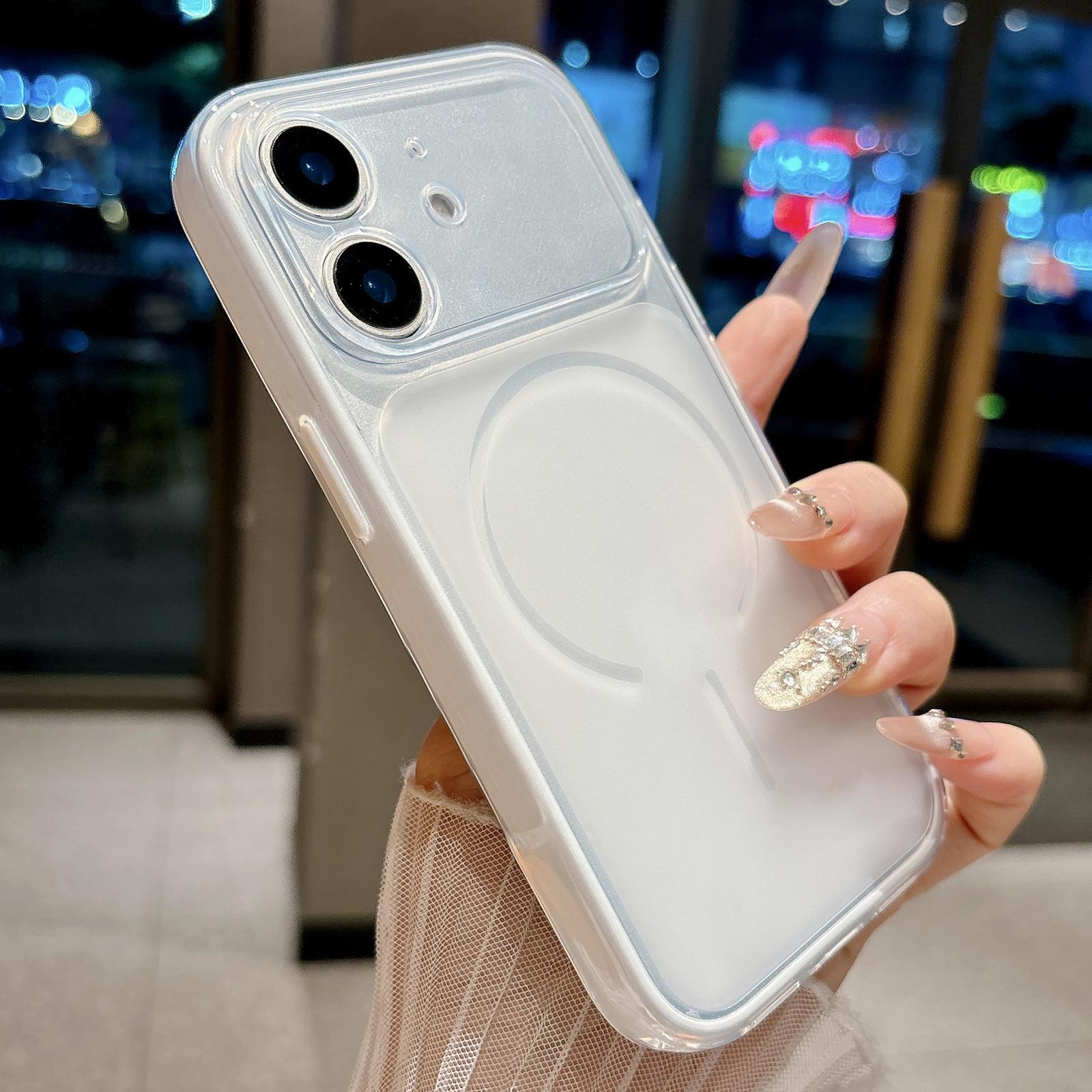 For iPhone 12 Skin Feel Matte 2 in 1 Shockproof Phone Case(White) - Shopkiz.com