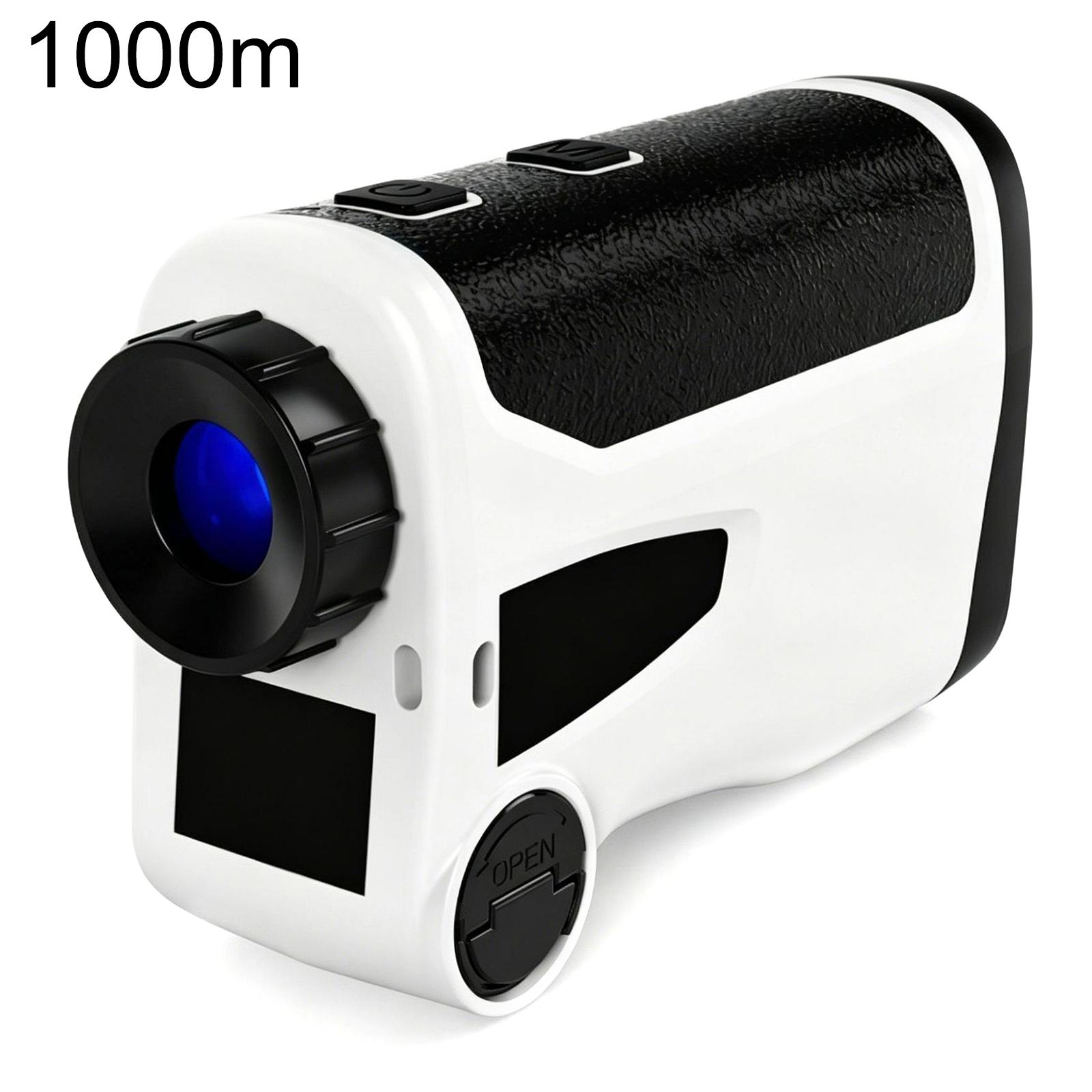 Handheld HD Laser Speedometer Rangefinder Distance Meter, Measuring Distance:1000m(White) - Shopkiz.com