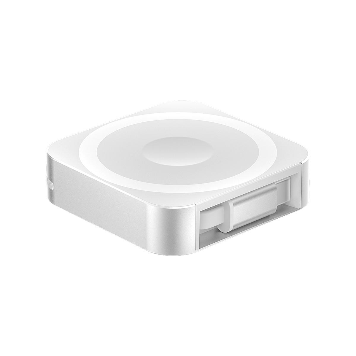 3 in 1 Magnetic 15W Wireless Charger with Retractable Type-C Cable(White) - Shopkiz.com