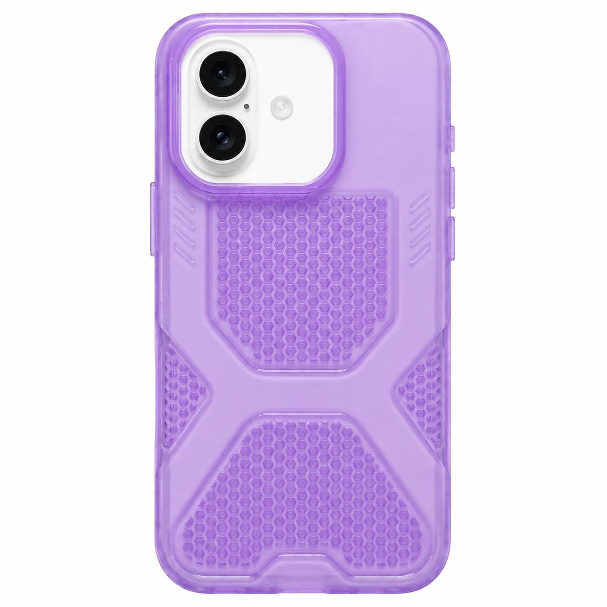 For iPhone 17 Cool Jelly Heat Dissipation TPU Phone Case(Lilac) - Shopkiz.com