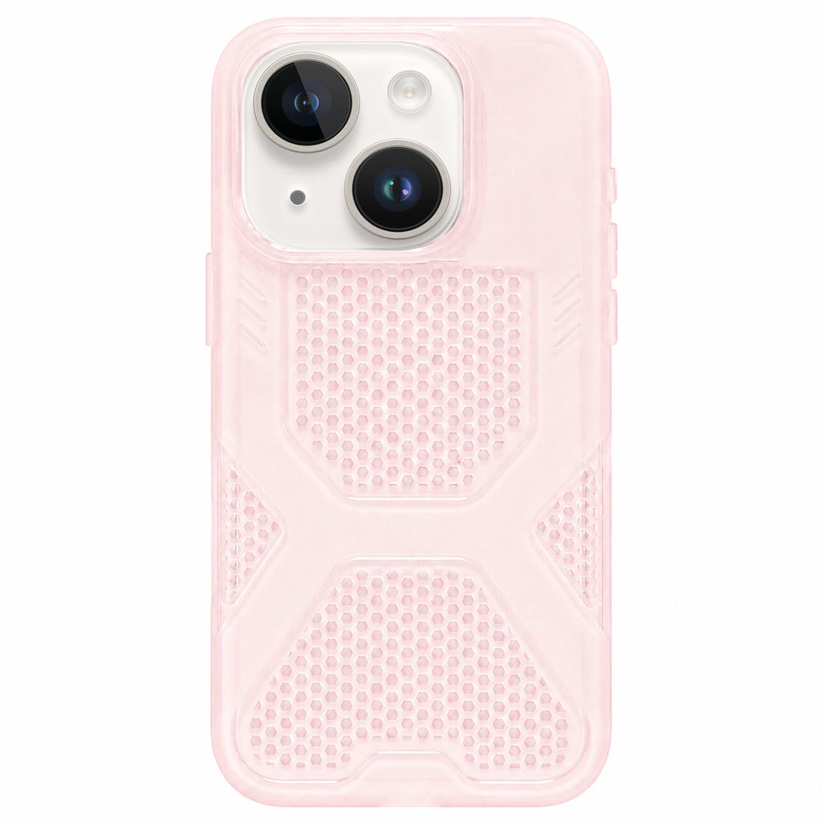 For iPhone 15 Plus Cool Jelly Heat Dissipation TPU Phone Case(Sakura Powder) - Shopkiz.com