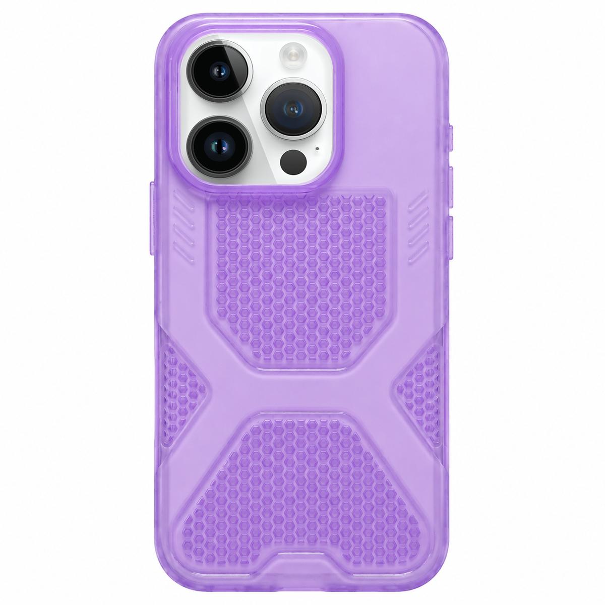 For iPhone 13 Pro Max Cool Jelly Heat Dissipation TPU Phone Case(Lilac) - Shopkiz.com