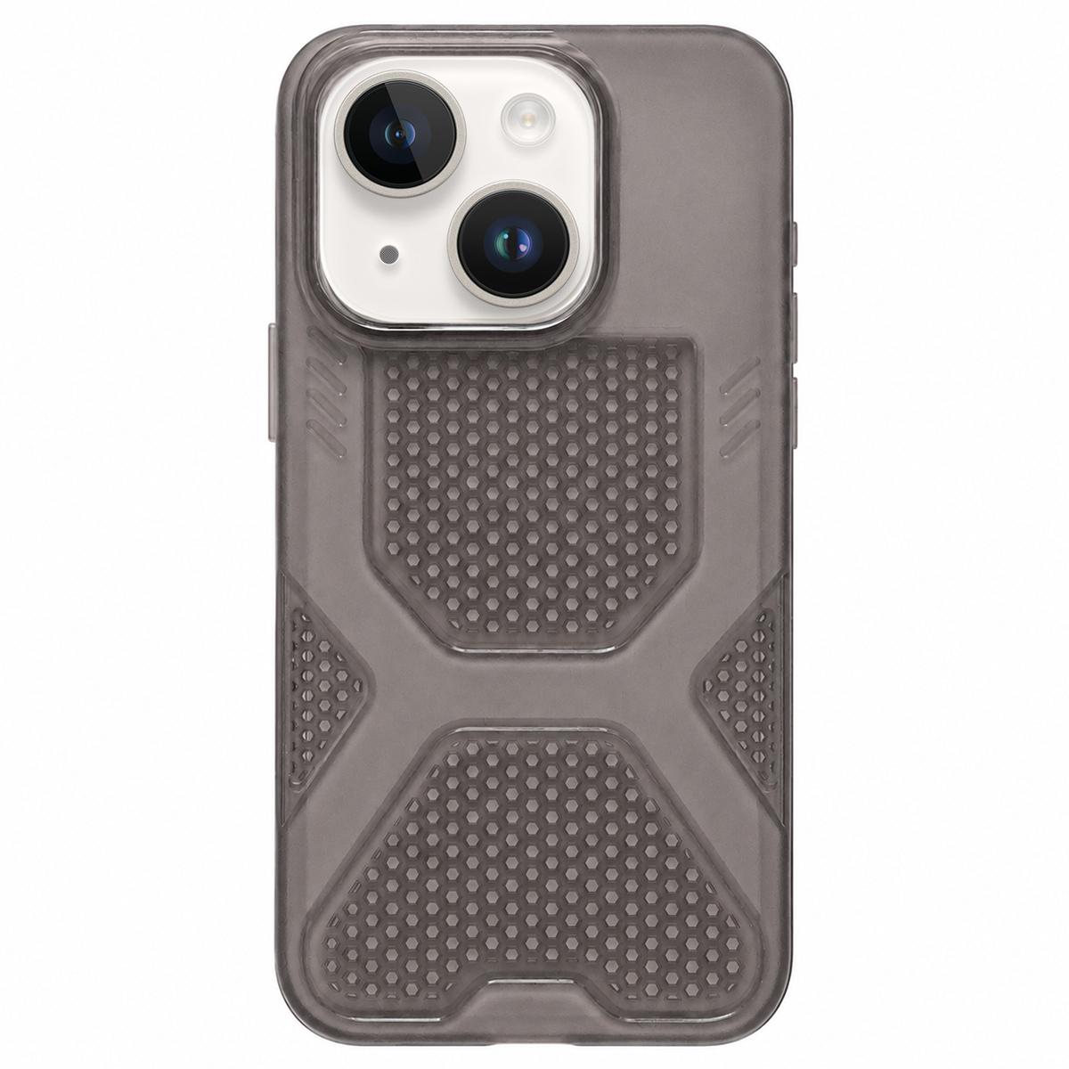 For iPhone 13 Cool Jelly Heat Dissipation TPU Phone Case(Space Gray) - Shopkiz.com