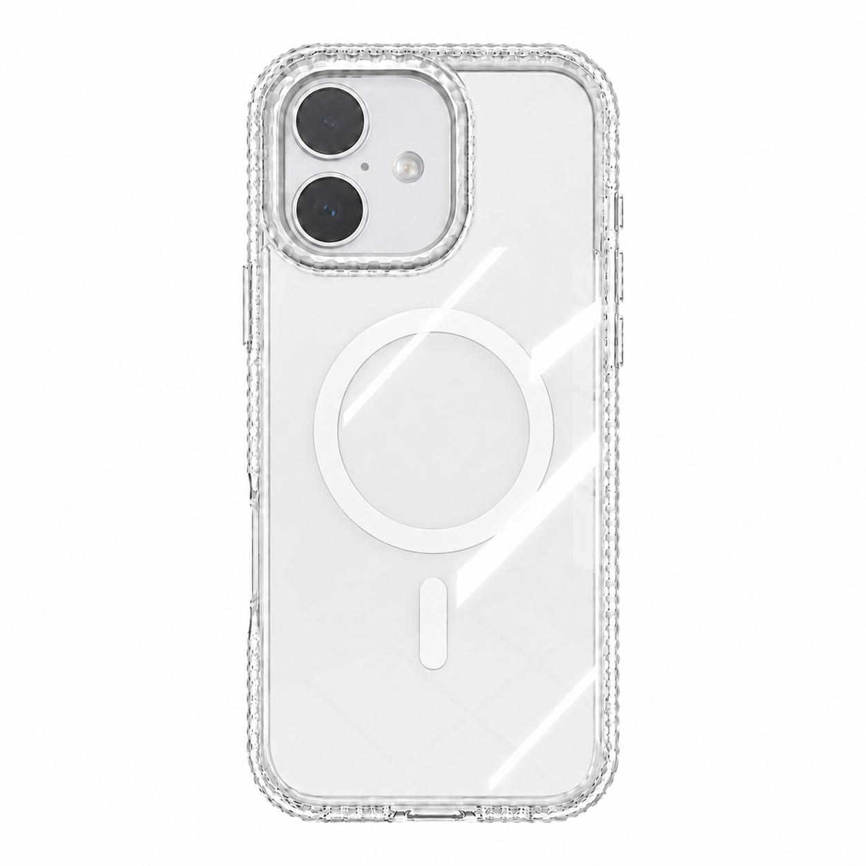 For iPhone 17 Kylin Pattern Transparent Magnetic Phone Case(Transparent) - Shopkiz.com