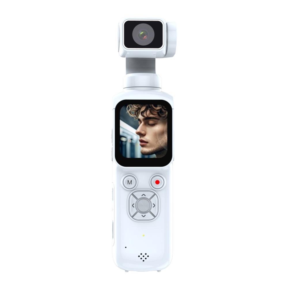 HJD05 64MP 4K UHD Sports Gimbal Camera(White) - Shopkiz.com