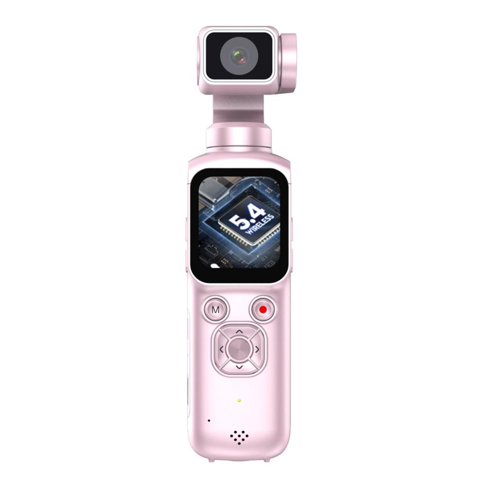 HJD05 64MP 4K UHD Sports Gimbal Camera(Pink) - Shopkiz.com