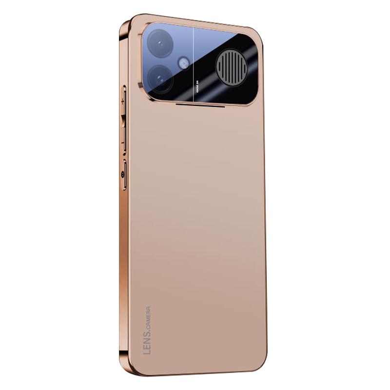 For Redmi K90 Ultra AG Frosted Electroplating Acrylic Phone Case(Gold) - Shopkiz.com